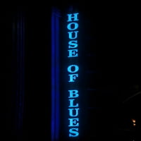 House of Blues Neon Sign, Chicago, Illinois Poster Tisak panoramskih slika