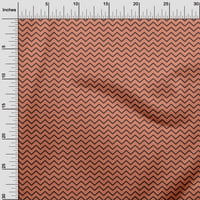 Jednobojna poliesterska tkanina U boji hrđavo smeđe boje s prošivenim ševronom, tkanina za šivanje s otiskom širine