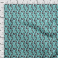 Pamučna tkanina od Batiste u obliku trokuta s geometrijskim tiskom, tkanina za šivanje širine u obliku slova u