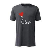 Majice za muškarce rasprodaja Valentinovo pulover kratkih rukava s okruglim vratom majica majica bluza