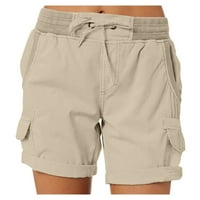 Kratke hlače za žene ljetne kratke hlače za Žene Ležerne široke kratke hlače bež, AA