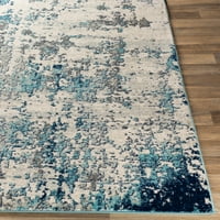 Umjetnički tkalci Sunderland Abstract Area tepih, plava, 5'3 7'3