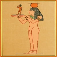 Bogovi Egipćana 1904., Božica Nut With Harpocrates Poster tisak nepoznatog