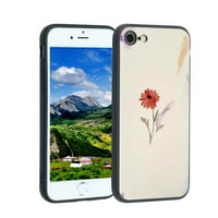 Kompatibilno s futrolom za telefon iPhone SE, minimalistička-watercolour-clower- futrola silikonska zaštitna zaštita