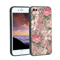 Kompatibilno s futrolom za iPhone Plus, Roses Case Silikonski zaštitni za slučaj tinejdžerke za iPhone Plus