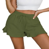 Ženske kratke pripijene hlače s elastičnim strukom, ljetne bermudske kratke hlače za plažu, mini hlače, Ženske
