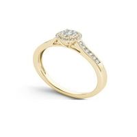 Imperial 1 4CT TDW Diamond 10k Dijamantni prsten od žutog zlata