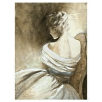 Umjetnička galerija remek-djela tihi refren mlaki žena u profilu Carol Robinson umjetnički tisak na platnu 30