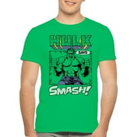 Hulk muški razbijeni grafički tee