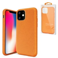 Silikonska Futrola za telefon s narančastim pšeničnim mekinjama