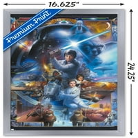 Ratovi zvijezda: originalna trilogija-plakat-kolaž na zidu, 14.725 22.375