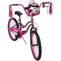 Dječji bicikl za djevojčice, ružičasti i crni bicikl za djevojčice