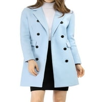 Jedinstvene ponude ženskog džepova za preklopnu odjeću s dvostrukim kaputom s dvostrukim grudima