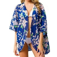 Kardigan prekriva žene bluze šifona bluze za plažu kupaćih kostima labava nadigra kardigan ženska bluza labava