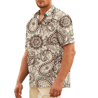Paisley Styles uzorak košulja majice muške košulje 3d vrhovi ljetna košulja majica majica vrhovi tinejdžeri hip