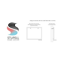 Stupell Industries dobrodošli u našu priču Fancy Loving Cursive Script Graphic Art Black Framed Art Print Art