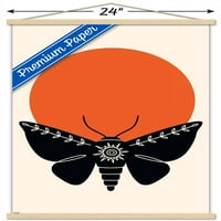 Zidni plakat Ink moth s drvenim magnetskim okvirom, 22.37534