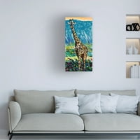 Carolee Vitaletti 'Regal Giraffe I' Canvas Art