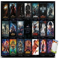 Marvel Avengers: The Infinity Saga - Zidni plakat sa mrežom na jednom listu, 22.37534