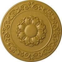 Stropni medaljon od 9 4 2 Sidneja, ručno oslikan duginim zlatom