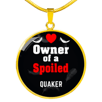 Ogrlica Quaker Bird Ogrlica privjesak od nehrđajućeg čelika ili 18k zlato 18-22