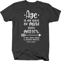 Starost, ako vam ne smeta, nije bitna, košulje za muškarce Plus veličine u tamno sivoj boji