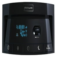 Digitalni ultrazvučni ovlaživač zraka u tornju, galon, Crna