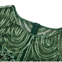Haljine za žene Ljetni bez rukava Vintage 1920 -ih šljokice s perlicama za zabavu za zabavu za noćni rub haljina