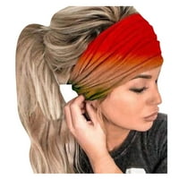 Womens Sunshade Heardband Print za glavu elastična glava omotana kosa Bandana traka za glavu Women -trake